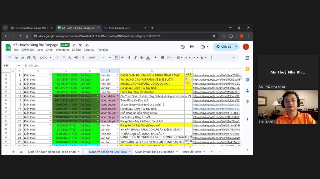Lịch đăng bài Nha Khoa Tây Ninh